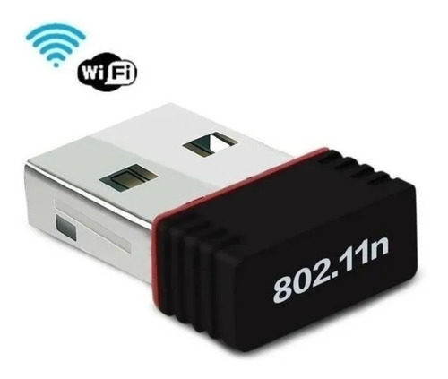 Adaptador Mini Usb 2.0 Wifi 802.11n 600mbps Receptor Red