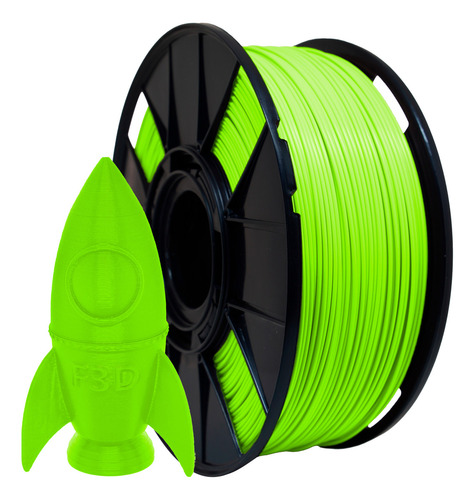 Filamento Pla Premium 1kg Verde Neon Speed Impressora 3d