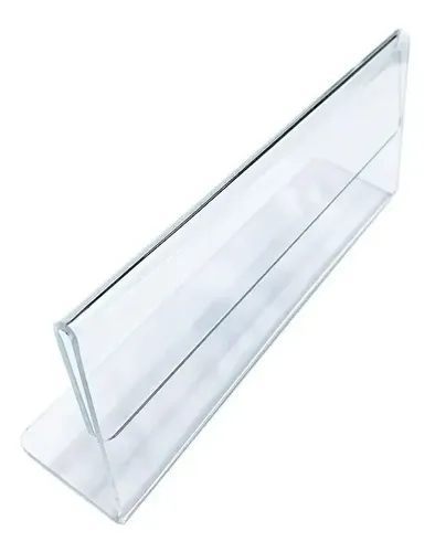 Porta Nombre, Acrílico De 2mm 15x5 Cm Pack 25 | MercadoLibre