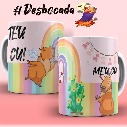 as canequinhas de capi mais fofinhas!! #capivara #capybara #caneca