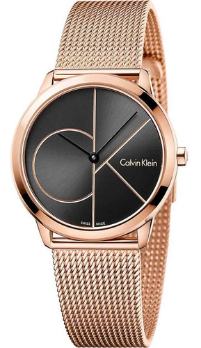 Reloj Calvin Klein K3m22621 De Acero Inox. Para Mujer