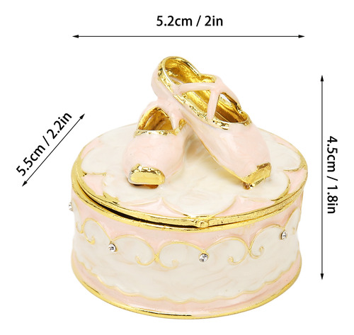 Caja De Baratijas Holder, Con Joyas, Exquisita Y Compacta