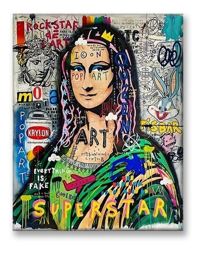 La Mona Lisa | Cuadro Pop Art | 60cm X 80cm