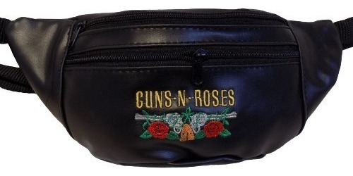 Riñoneras De Kiss Guns N´ Roses Bordadas Cuero Que Sea R 