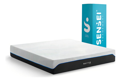 Colchón Queen Size Sensei | Memory Foam | Funda Removible | Master