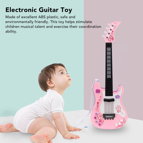 Juguete De Guitarra Inteligente Para Niños, Simulación Elect