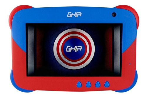 Tablet Kids Ghia Uso Rudo Bluetooth 1gb Ram Wifi Bluetooth Color Azul y Rojo Capitan Modelo GTKIDS7CA