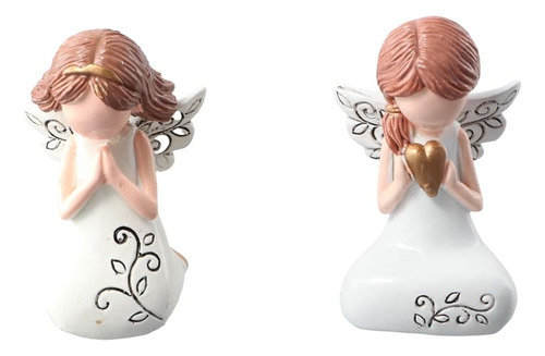 Adorables Estatuas De Ángel De Resina Para Decoración Del Ho