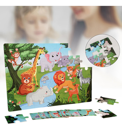 Rompecabezas De Animales Para Niños, Juguetes,