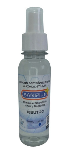 Sanitizante Base Alcohol Aromas 125 Ml (pack 30 Pzs)