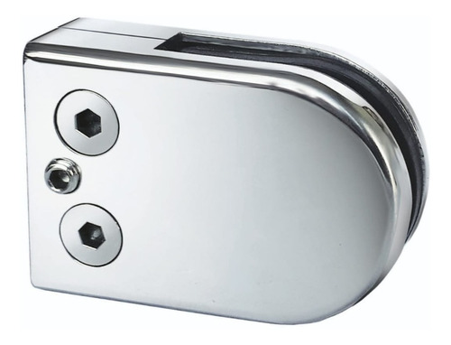 Kit 10 Suporte Presilhas Reta Vidro Quadrada De Aço Inox 304