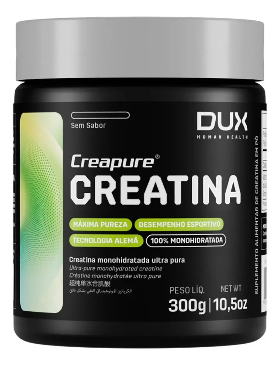 Creatina Creapure Dux Nutrition Força Massa Muscular 300g Neutro
