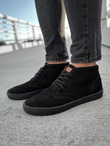 Botas Botitas De Cuero Gamuza Chavito De Hombre Libertarios