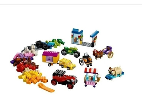 10715 Caixa Lego Classic Engrenagens E Rodas 442 Peças