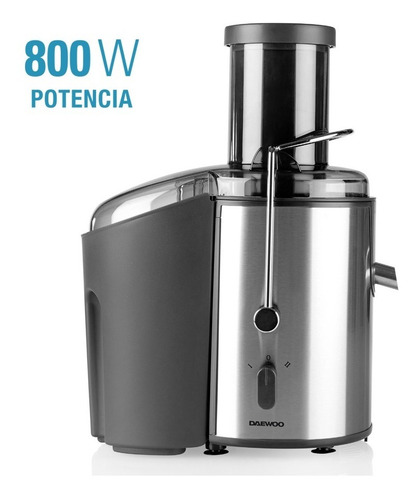 Imagen 2 de 6 de Extractor De Jugo Daewoo Je4217 - Juguera Acero Inoxidable