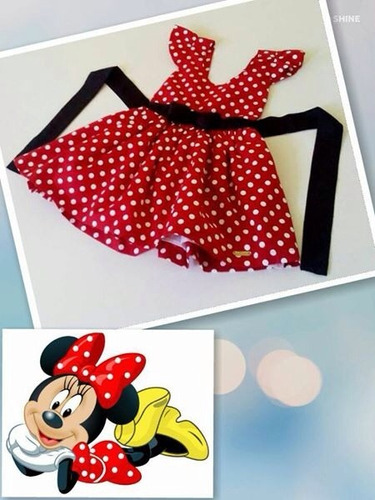 vestido minnie bebe 1 ano