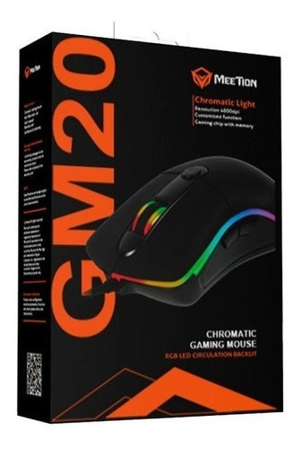 Mouse Gamer Rgb Meetion Gm20