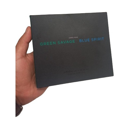Set 2x1 Perfumes Zara Man Green Savage + Blue Spirit 100ml 