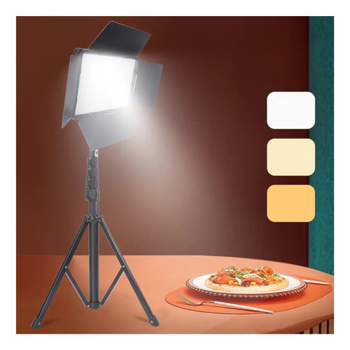 Lámpara De Panel Luz Led Iluminación De Estudio Fotografía