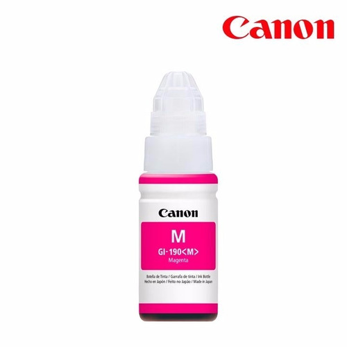 Tinta Canon Original Gi-190 Magenta Pixma G1100 G2100 G3100