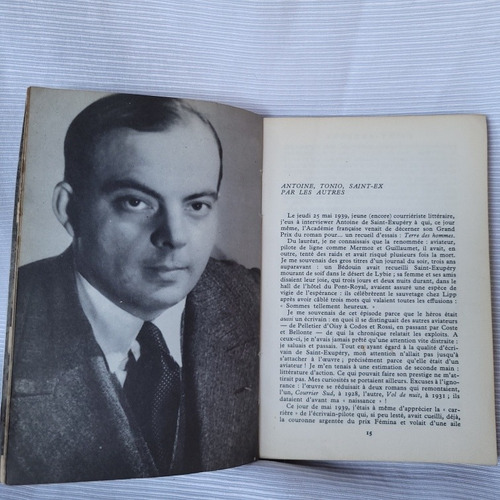 Imagen 6 de 10 de Saint Exupery Par Lui Meme Luc Estang Du Seuil 1961 Frances