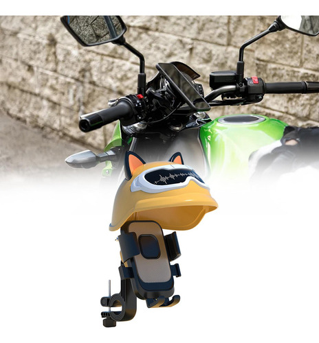 Soporte Para Teléfono De Motocicleta Con Cubierta Estilo F