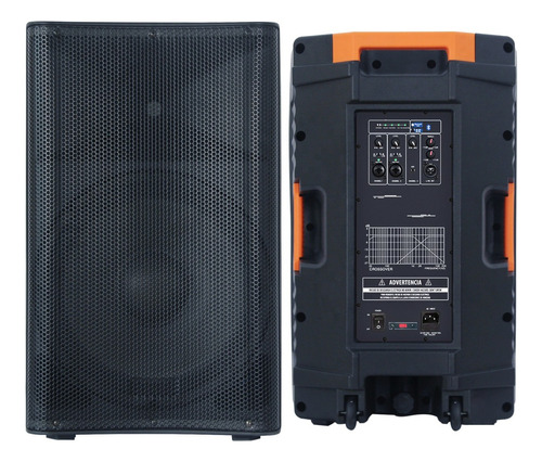 Caixa Ativa Profissional 15  Dsp 2000w Bluetooth Mixer Xlr