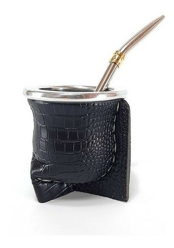 Imagen 3 de 5 de Mate De Vidrio Forrado Con Bombilla Incluida