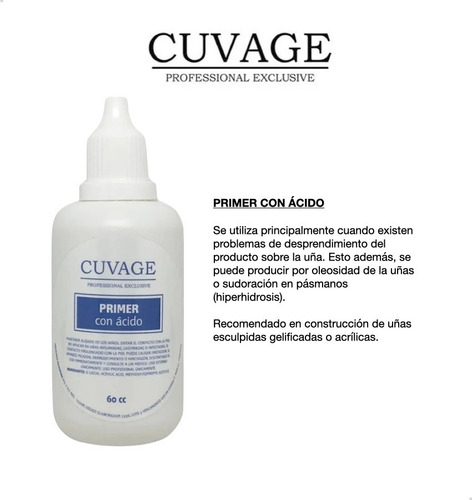 Imagen 2 de 3 de Primer Con O Sin Acido 60cc Uñas Esculpidas Semipermanente