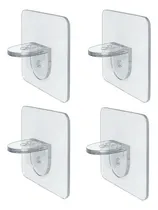Comprar  Soportes De Estantes Autoadhesivos Transparente Simple  X 4