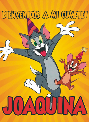 Combo Cotillon Infantil Personalizado Tom Y Jerry Kit#20