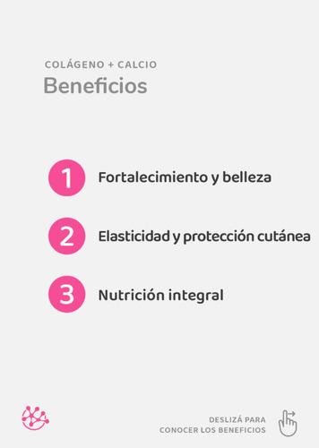 Suplemento Vitalis Navitas Colágeno y Calcio 30 Cápsulas