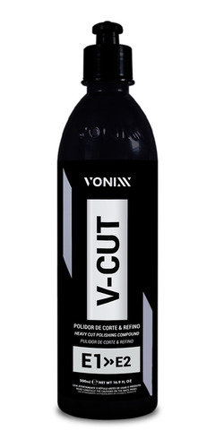 Polidor De Corte V-cut Verniz Duro 500ml Vonixx