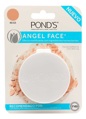 Maquillaje en Polvo Compacto Ponds Angel Face Beige 12g