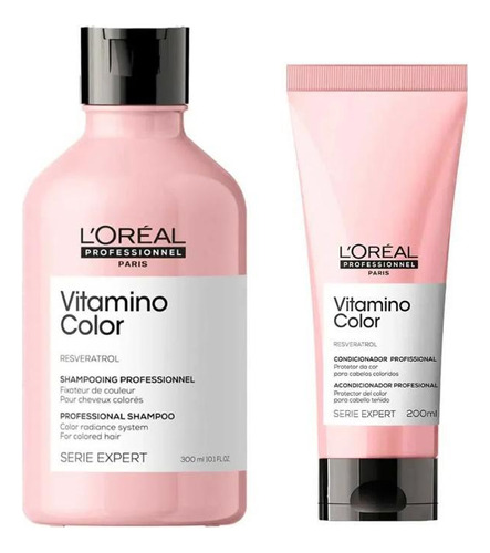 Sh + Cond. L'oréal Professionnel Resveratrol Vitamino Color