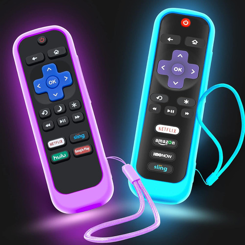 Caso De 2 Paquetes Para Roku Remote, Cubra Para Hisense Roku