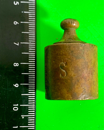 Antigua Pesa De Bronce 100 Gramos (Usado)