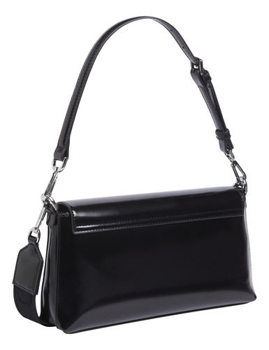 Bolso Negro De Hombro Convertible Calvin Klein