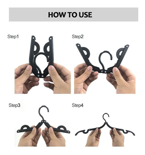12 Pcs Viajes Perchas - Perchas De Ropa Plegable Portátil De