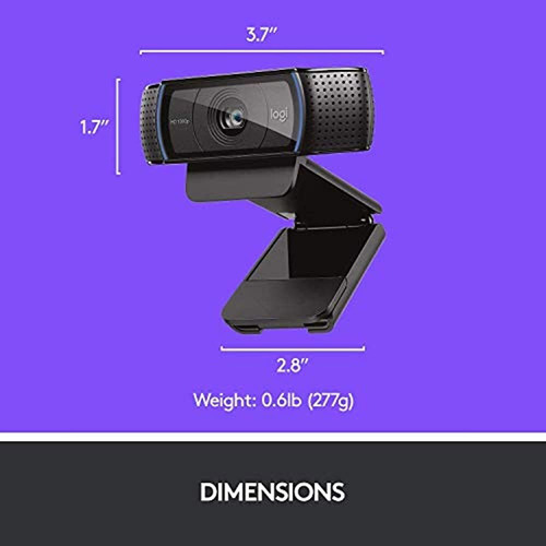Imagen 3 de 5 de Camara Web Logitech C920e / C920 Hd, Videollamadas Y Grabac