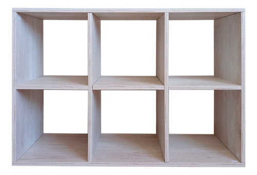 Organizador De 6 Cubos Armable Estilo Minimalista Color Toscana