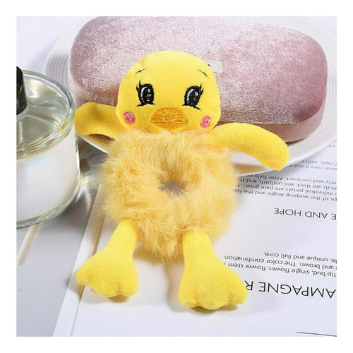 Ligas De Patos, Mxukd-004, 4pzas, Pato, Amarillo, Felpa, Elá Color Amarillo