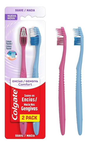 Escova Dental Colgate Gengiva Comfort 2 Unidades