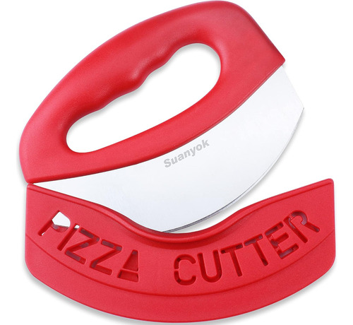 Cortador De Pizza Premium Food Chopper Hoja Súper Afil...