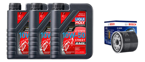 Kit Zongshen Rx3s 3l Liqui Moly 10w50 + Filtro