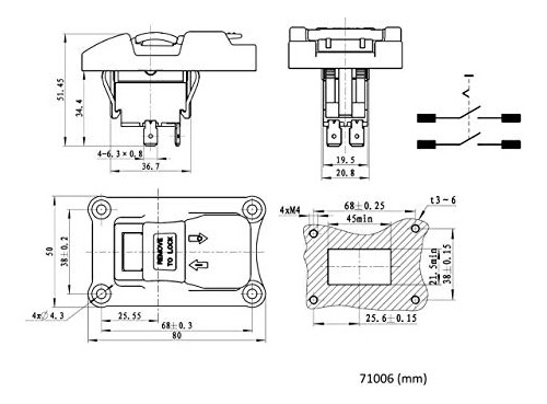 71006 Interruptor Seguridad 7f