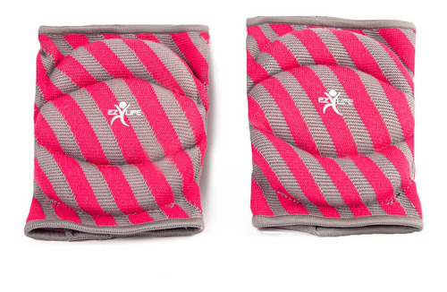 Rodillera Ezlife Knee Pads Gris Fucsia Mujer