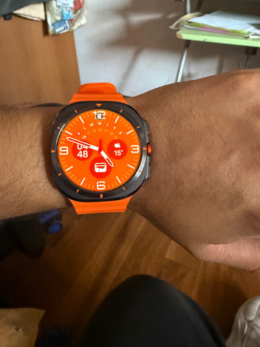 Samsung Galaxy Watch Ultra 47mm Gris Obscuro, Ai Negro Mesh Naranja No Aplica (Usado)
