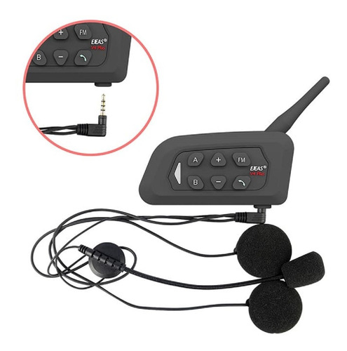 Intercomunicador Casco Inalambrico Bluetooth Ejeas V4 Plus