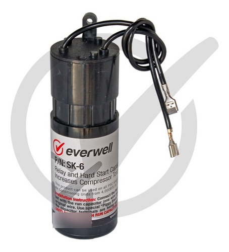 Imagen 1 de 1 de Start Kit Capacitor De Arranque De 500%